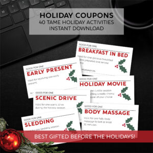 The Holiday Coupon Book for Couples / Printable / Instant Download