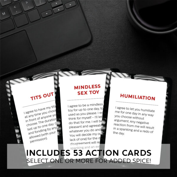 Kinky Edition Submissive Card Game - Image 4