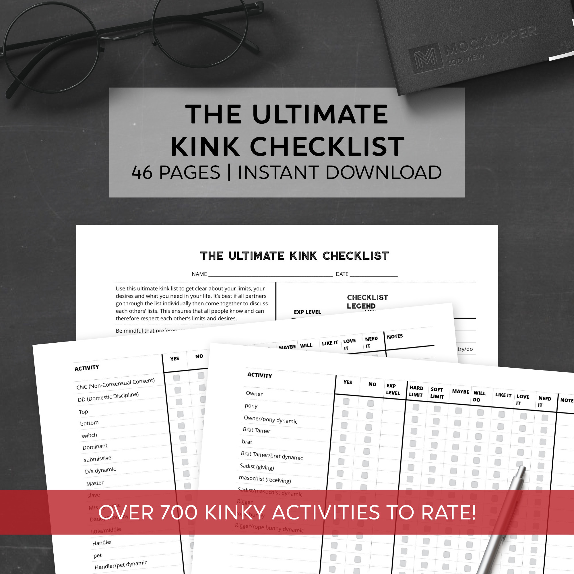 The Ultimate Kink Checklist for Submissives