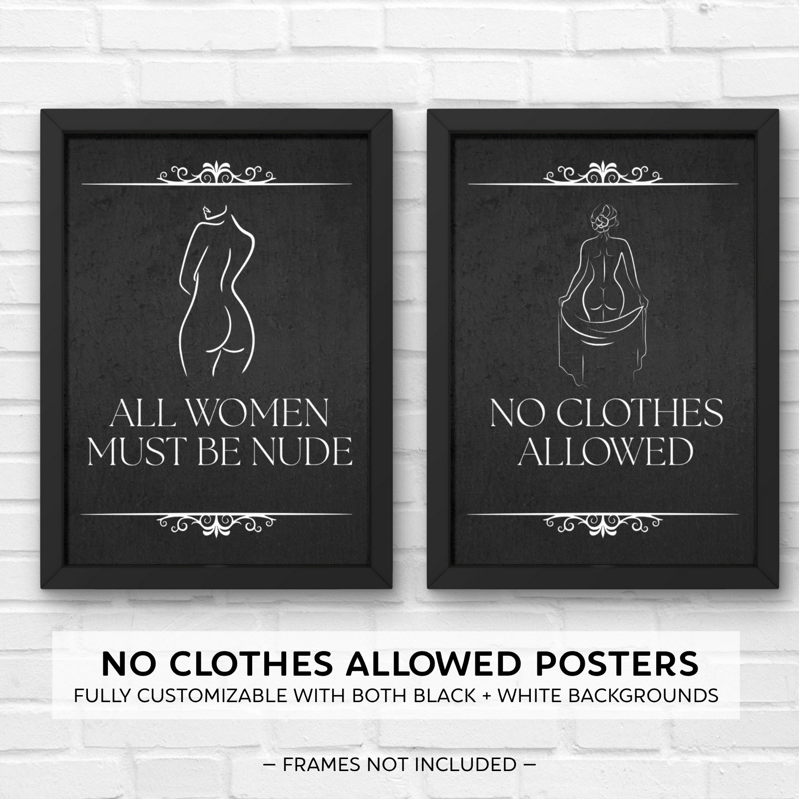 Fully Customizable Submissive House Rules Posters - Image 4