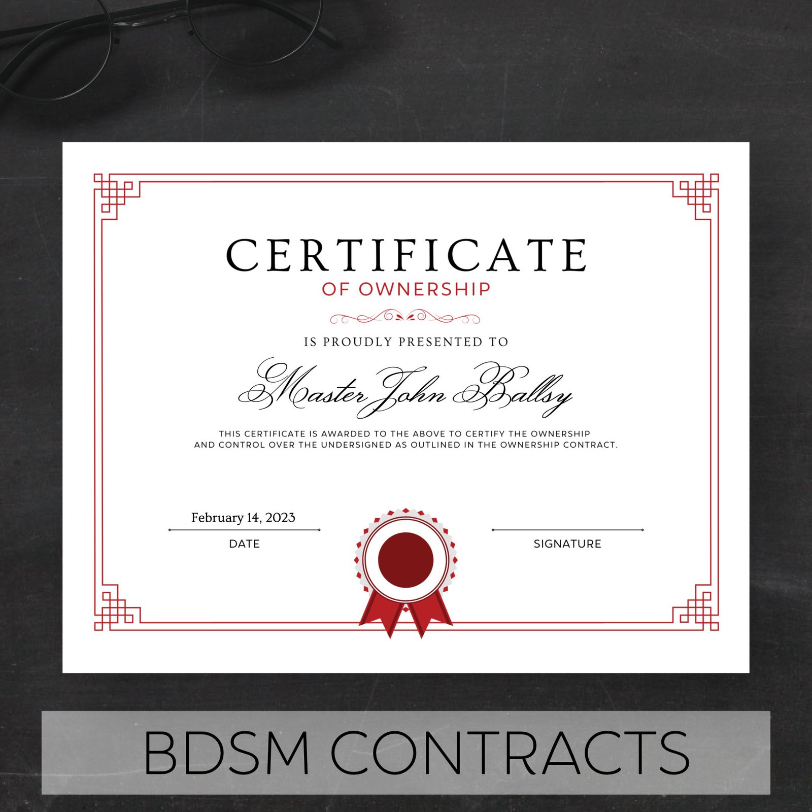 category - bdsm contracts