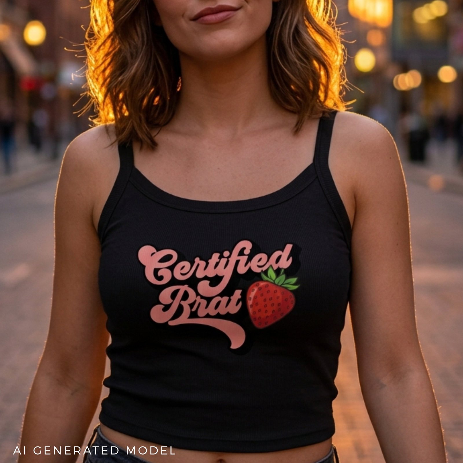 Certified Brat Tank Top / BDSM Shirt / Brat Energy Tee - Image 5