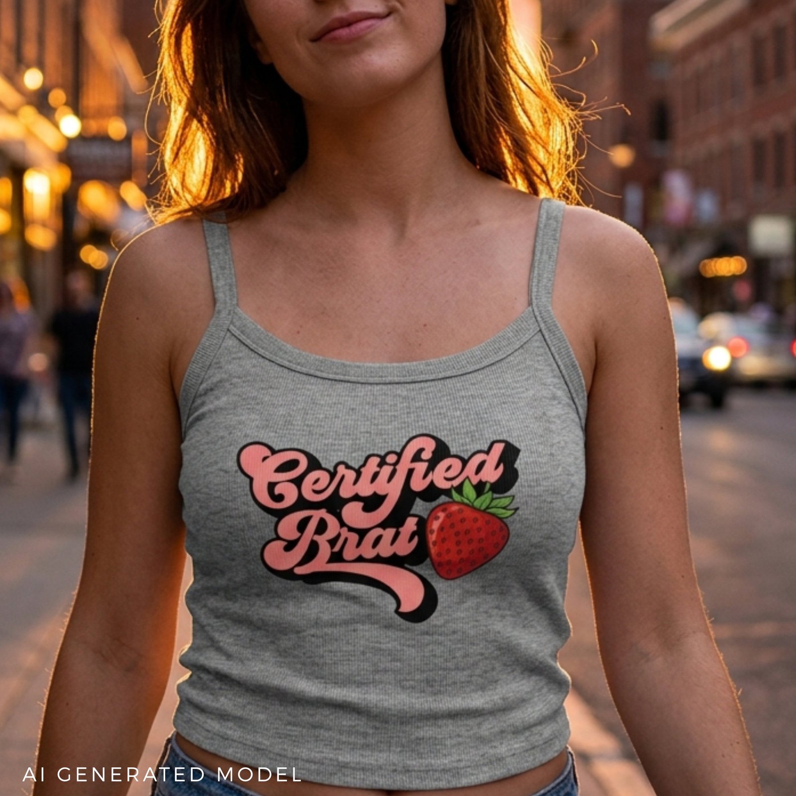 Certified Brat Tank Top / BDSM Shirt / Brat Energy Tee - Image 8