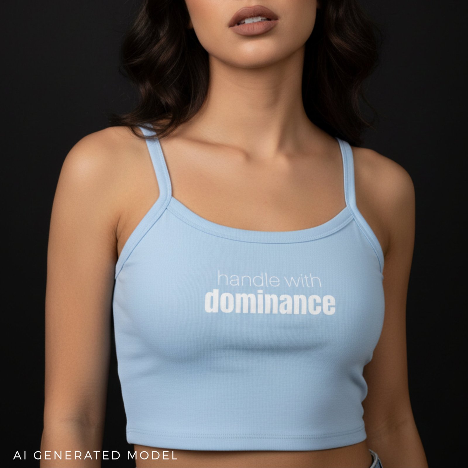 Handle with Dominance Tank Top / BDSM Shirt / Brat Energy Tee - Image 6