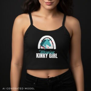 Warning Kinky Girl Tank Top / BDSM Shirt / Brat Energy Tee