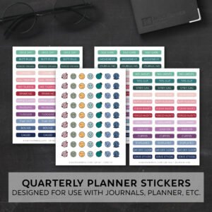 The Quarterly Submissive Planner Stickers