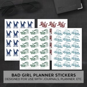 Bad Girl Submissive Planner Stickers